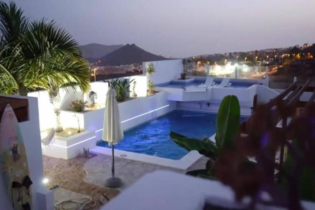 Gezellige Villa Met Prachtig Zicht En Zwembad Arona  Exterior photo
